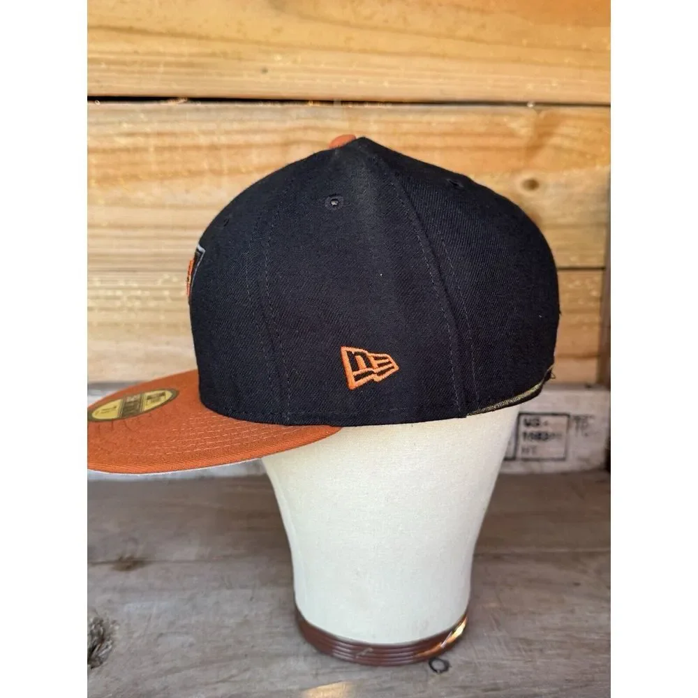 Phoenix Suns New Era NBA  7.5 Orange‎ Black 59FIFTY Fitted Hat baseball Cap